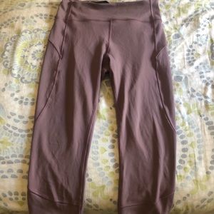 Lavender Crop Lululemons